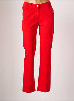 Pantalon slim talie înaltă talie înaltă roșu AGATHE & LOUISE femeie