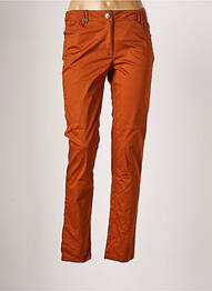 Pantalon slim talie elastică mărime normală maro AGATHE & LOUISE femme