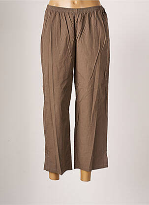 Pantalon trei sferturi maro AGATHE & LOUISE femeie