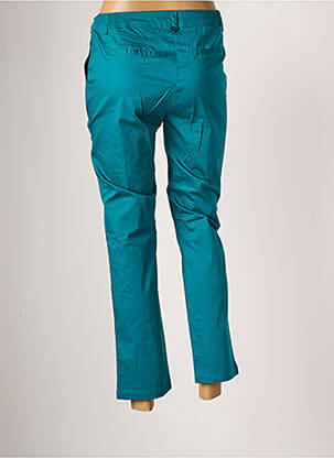Pantalon chino țesătură poplin mărime normală verde AGATHE & LOUISE femeie