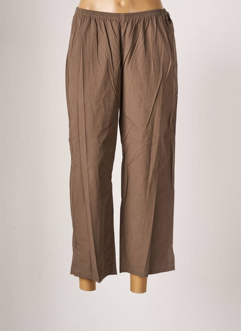 Pantalon trei sferturi maro AGATHE & LOUISE femeie