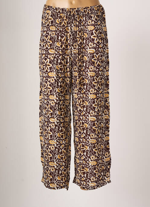 Pantalon 7/8 maro AGATHE & LOUISE femeie
