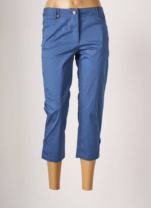 Pantalon trei sferturi elasticitate mărime normală albastru AGATHE & LOUISE femme