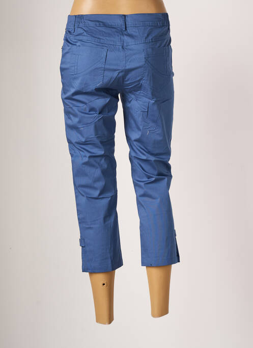 Pantalon trei sferturi elasticitate mărime normală albastru AGATHE & LOUISE femme