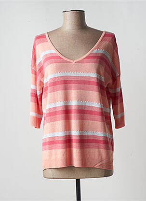 Pulover portocaliu LEO & UGO femeie