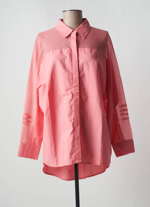 Tunică mâneci lungi roz ANANKE femeie