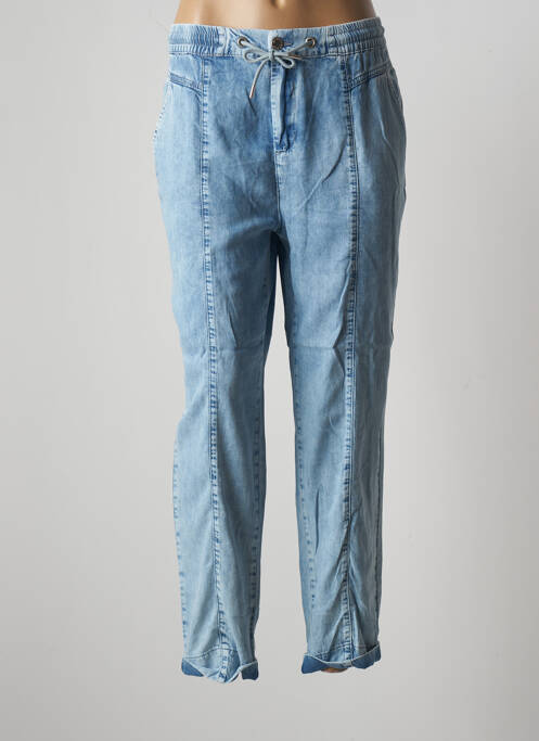 Pantalon drept albastru EVA KAYAN femeie