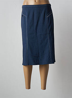 Fustă midi albastru GUY DUBOUIS femeie