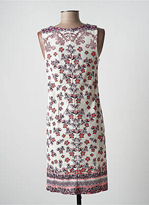 Rochie midi imprimeu floral fără mâneci bej ESPRIT DE LA MER femeie