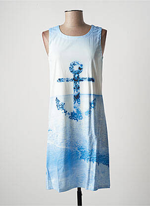 Rochie midi albastru ESPRIT DE LA MER femeie