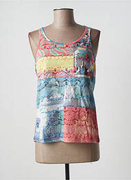 Top țesătură jersey fără mâneci albastru ESPRIT DE LA MER femme