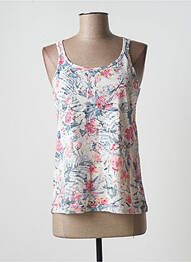 Top țesătură jersey fără mâneci alb ESPRIT DE LA MER femme