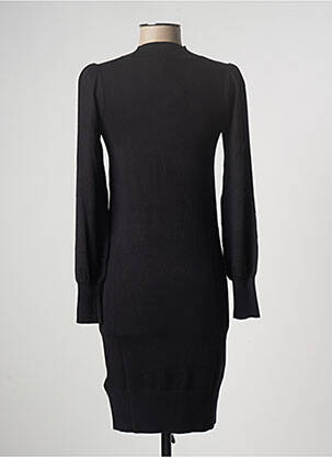 Rochie pulover guler col înalt mâneci lungi negru CAMAIEU femeie