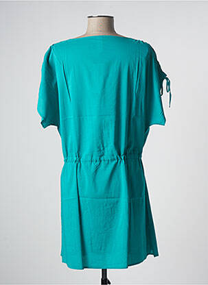 Rochie scurtă mâneci scurte mâneci scurte verde SIMONE PERELE femeie