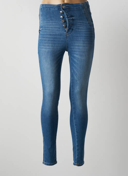 Blugi skinny albastru GUESS femeie