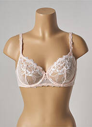 Sutien broderie sutien cupe întregi cu decolteu înalt roz SIMONE PERELE femeie