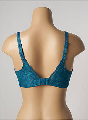 Sutien broderie sutien cupe întregi cu decolteu înalt albastru SIMONE PERELE femeie