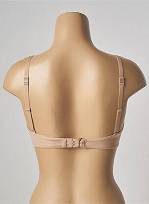 Sutien efect material satinat top sutien modelat culoare piersică SIMONE PERELE femeie