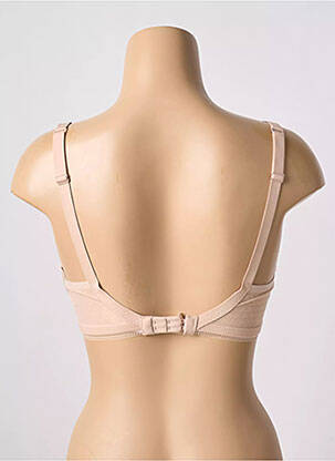 Sutien efect material satinat top sutien modelat culoare piersică SIMONE PERELE femeie