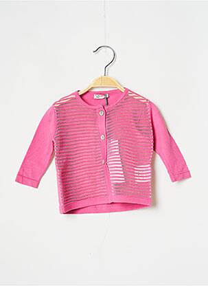 Vestă cu mâneci lungi roz J.O MILANO fată