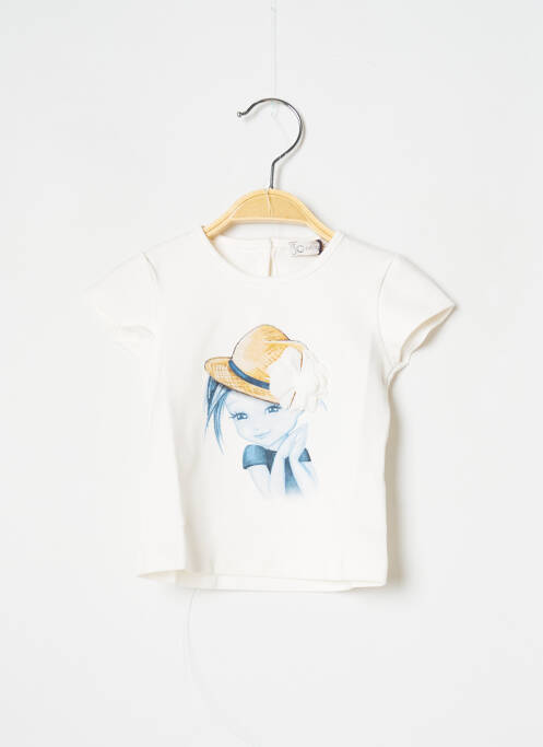 Tricou alb J.O MILANO fată