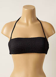 Sutien de costum de baie elasticitate top bentiță negru BARTS femme