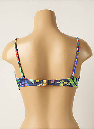Sutien de costum de baie elasticitate top sutien modelat albastru CHERRY BEACH femeie