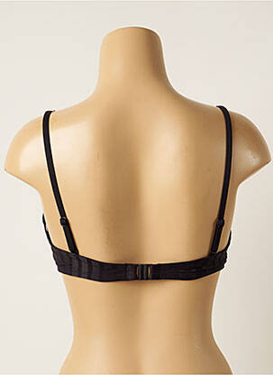 Sutien de costum de baie elasticitate top sutien modelat negru CHERRY BEACH femeie