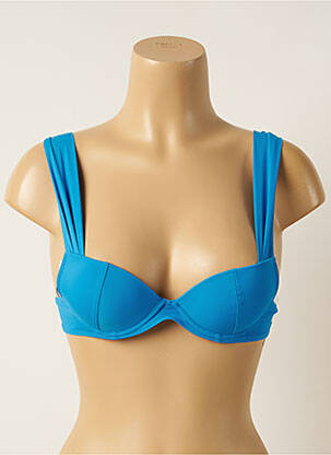 Sutien de costum de baie elasticitate top sutien modelat albastru AUBADE femeie