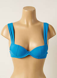 Sutien de costum de baie elasticitate top sutien modelat albastru AUBADE femeie