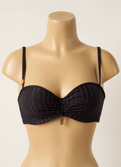 Sutien de costum de baie negru CHERRY BEACH femeie