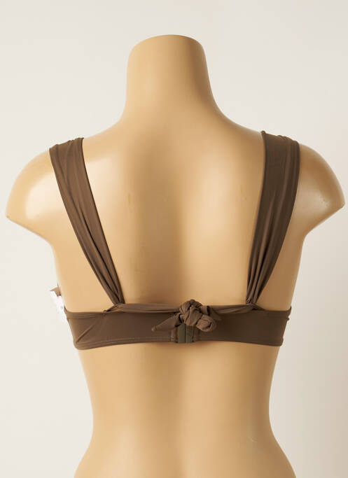 Sutien de costum de baie elasticitate top sutien modelat maro AUBADE femme