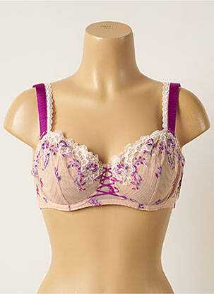 Sutien broderie roz AUBADE femeie