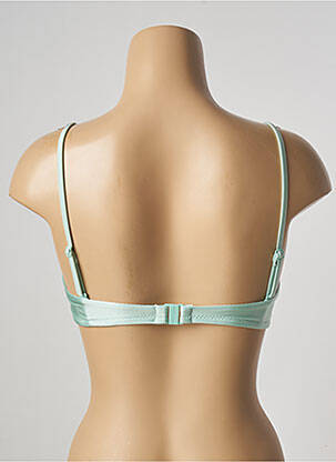 Sutien de costum de baie elasticitate sutien balconet cu decolteu înalt verde BARTS femeie