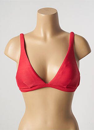 Sutien de costum de baie top triunghiuri top triunghiuri roșu BARTS femeie