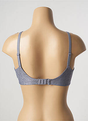 Sutien efect material satinat top sutien modelat gri FEMILET femeie