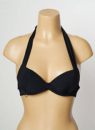 Sutien de costum de baie elasticitate top sutien push-up negru AUBADE femeie