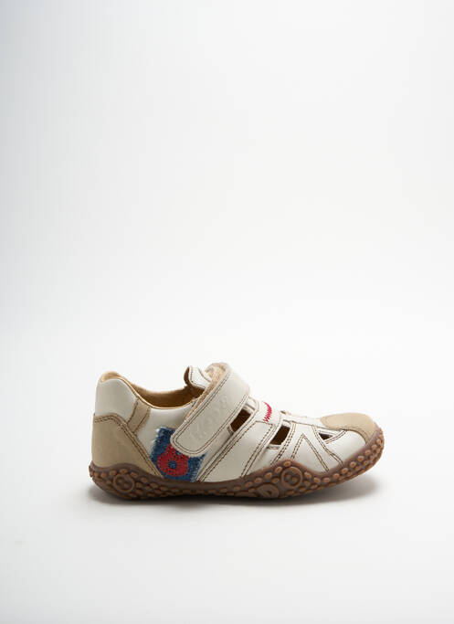 Sandale/Pantofi decupați bej MOD8 băiat