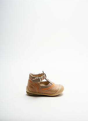 Sandale/Pantofi decupați maro ASTER băiat