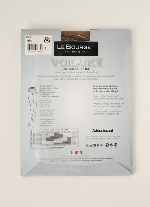 Colanți dres/colanți piele LE BOURGET femme