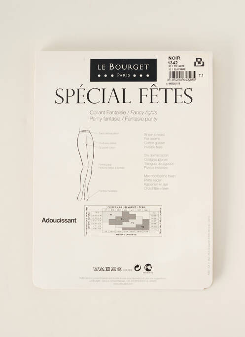 Colanți negru JEAN BOURGET femeie