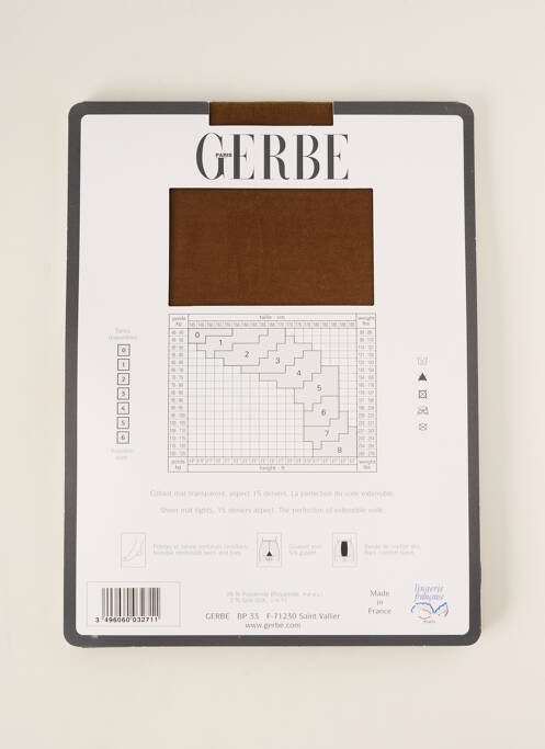 Colanți maro GERBE femeie