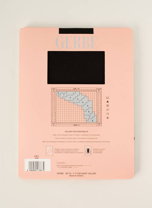 Colanți negru GERBE femeie