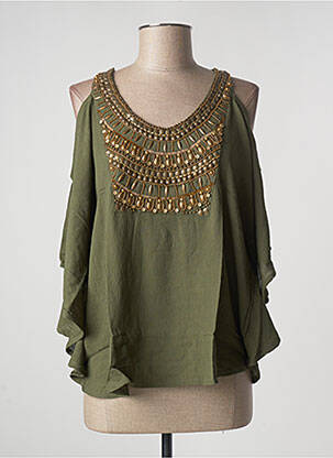 Top verde SUKU BAZAR femeie