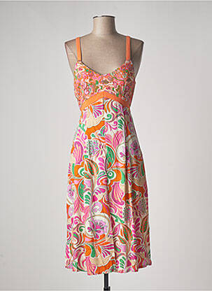 Rochie midi portocaliu PAUL BRIAL femeie