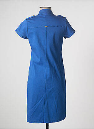 Rochie scurtă mâneci scurte mâneci scurte albastru PAUL BRIAL femeie