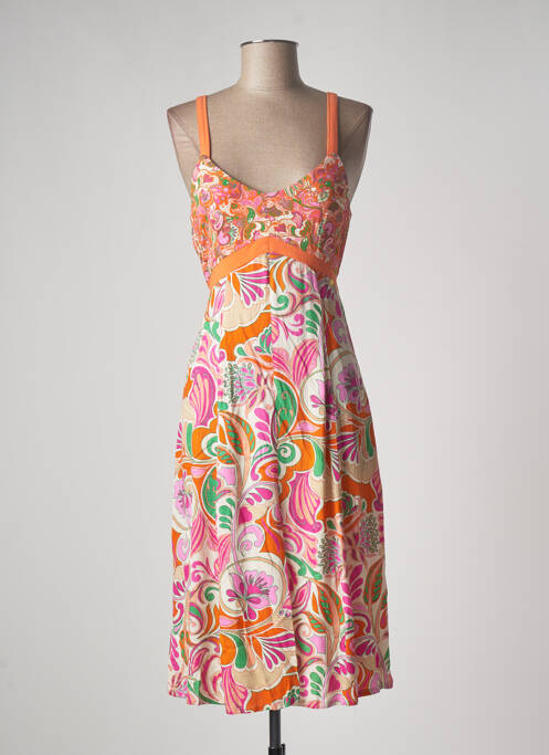 Rochie midi portocaliu PAUL BRIAL femeie