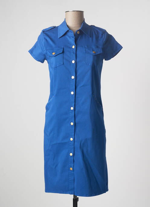 Rochie scurtă albastru PAUL BRIAL femeie