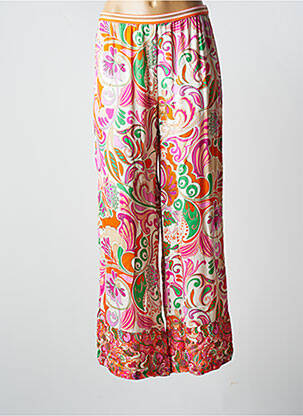 Pantalon larg portocaliu PAUL BRIAL femeie