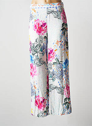 Pantalon larg alb PAUL BRIAL femeie